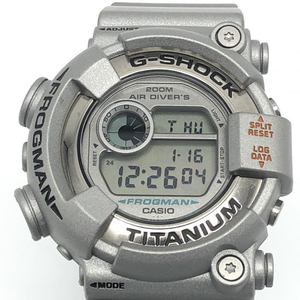 【中古】CASIO G-SHOCK FROGMAN DW-8201 腕時計 グレー カシオ ジーショック フロッグマン[240010458034]