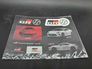 【GR86ステッカー】コンビネーションステッカー　組みステッカー　TOYOTA GAZOO racing/非売品　入手困難　レア★未使用★FA24 ガズー　2