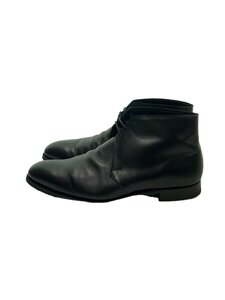 CROCKETT&JONES◆チャッカブーツ/UK9.5/BLK/レザー/5661-12//