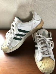 ２７・５センチ★２００３年製 ADIDAS アディダス ウルトラスター ULTRASTAR RUN DMC HIP HOP RAP オールドスクール OLD SKOOL ビンテージ