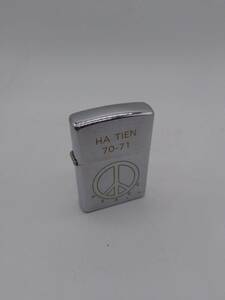 Zippo　ジッポ　使用済み　1992年　ベトナム　ハティエン　ピースマーク