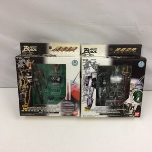 f300*80 【傷汚れ有】 １円～ BANDAI バンダイ MASKED RIDER 装着変身 超合金 GE-16 仮面ライダーBLACK/GE-19 シャドームーン フィギュア