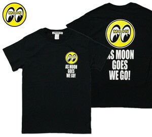 ムーンアイズ Tシャツ メンズ 半袖 アメカジ おしゃれ かっこいい かわいい ホットロッド MOONEYES As MOON Goes We Go サイズS