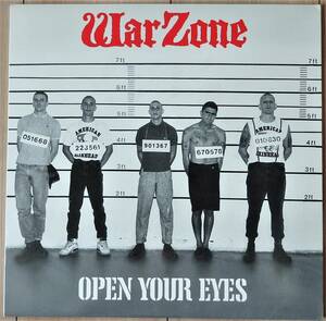 【1988年2nd/BAD BRAINSのDr.Knowプロデュース/USオリジナル/激レア美品即決盤】WARZONE / Open Your Eyes