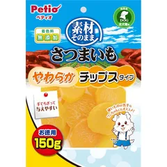 ペティオ (Petio) 素材そのまま さつまいも やわらかチップスタイプ 150g