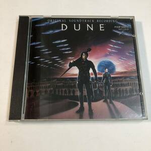 ● CD デューン 砂の惑星 オリジナル・サウンドトラック　1984年/Dune ブライアン・イーノ TOTO デイヴィッド・リンチ 映画 音楽 