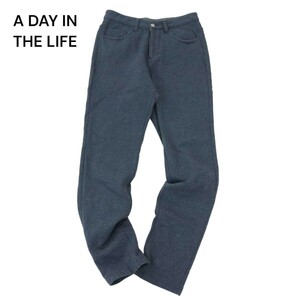 A DAY IN THE LIFE ユナイテッドアローズ 通年 スウェット★ ストレート ソフト ワーク パンツ Sz.M　メンズ ネイビー　A4B01925_4#R