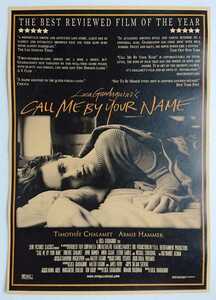 Call Me By Your Name 君の名前で僕を呼んで ポスター ②