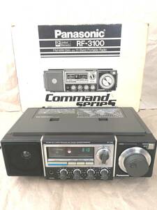 貴重 美品 Panasonic パナソニック RF-3100 (RF-B30海外仕様) 元箱・取扱説明書とサービスマニュアルのコピー付属