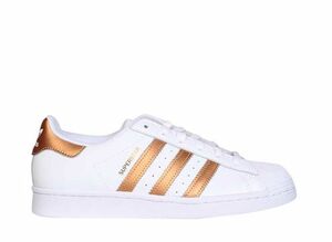 adidas WMNS Superstar "White Copper Metallic" 24.5cm FX7484