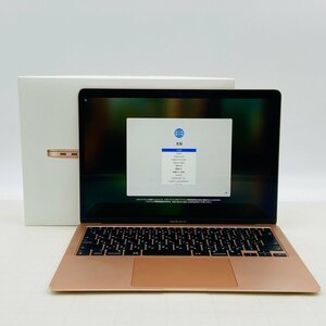 動作確認済み MacBook Air Retina 13インチ (Late 2020) Apple M1 8コア/8GB/SSD 256GB ゴールド MGND3J/A