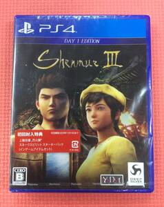 【GM4564/60/0】新品未開封★PS4ソフト★シェンムーⅢ リテールDay1エディション★シェンムー3★Shenmue3★プレステ4★Playstation4★