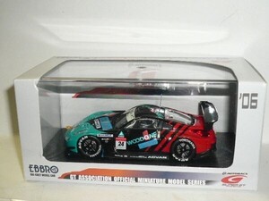 ☆1/43 EBBRO SUPER GT500 WOODONE ADVAN KONDO Z(suzuka) No.24 緑/赤