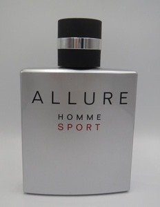 ○H88790:CHANEL ALLURE HOMME SPORT シャネル アリュール オム スポーツ 100ml 残量約8割程度 総重量約314g 中古品