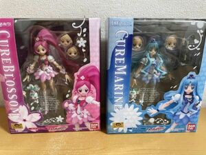 【中古美品】S.H.Figuarts(フィギュアーツ) キュアブロッサム＆キュアマリン　２種セット　ハートキャッチプリキュア!