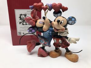 ミッキー&ミニー　フィギュア ラヴラヴ！ ハート！　Love is in the Air GIFT! DISNEY TRADITION! Enesco! JIMSHORE!