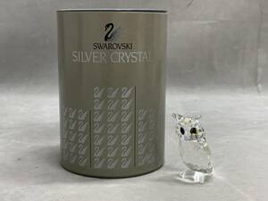 5＃C/4514　SWAROVSKI　スワロフスキー　206138 鳥 夜のフクロウ フィギュア 置物　　60サイズ