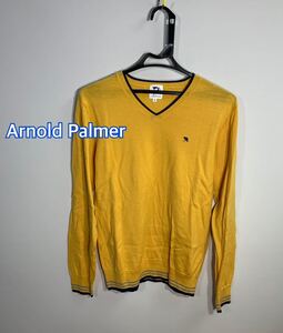 ■Arnold Palmerアーノルドパーマー■Vネックニット　プルオーバー長袖　サイズ:3☆TS-195