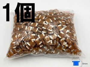 【太平洋精工 5A 黄赤 低背 ヒューズ 1個】 PEC製 送料無料 シガーライター ETC 接続 検索用) 接続 結線 配線 分岐 ETC