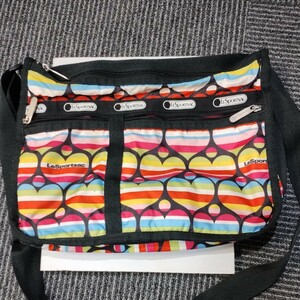 レスポ　れすぽ レスポートサック LeSportsac　バッグ　ハート　ショルダーバッグ ハート柄 ナイロン