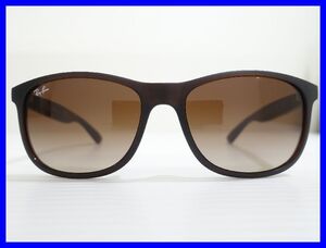 2407★F-2161★Ray-Ban レイバン RB4202-F ANDY 6073/13 サングラス 度なし ブラウン系　中古