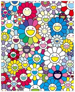 【真作保証】村上隆 ☆ 版画 ☆ 天国に一番近い島のお花達。☆ 限定100枚 ☆Takashi Murakami Edition poster Zingaro Signed.