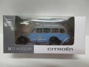 ★超レア　稀少★CITROEN★シトロエン　U23 Autocar 1947★バス オリジンミニカー★水色・灰色★NOREVノレブ社製★1/87★新品・未使用品★