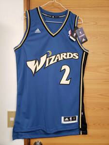 RC 新品 2010 Adidas JOHN WALL Swingman Washigton Wizards Jersey Size (S) / ジョン ウォール NBA 100% Authentic ユニフォーム 刺繍