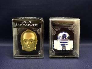 〓スターウォーズ〓フォースの覚醒 シックハイドロ5販即品 レリーフホルダースタンド R2-D2 C3-PO@STARWARS 限定非売品