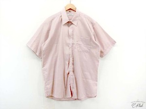 CINDY YOKOHAMA　シンディヨコハマ　半袖シャツ　ドレスシャツ pink LL