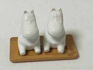 ムーミン MOOMIN ソルト & ペッパー SALT ＆ PEPPER トレー付　MM820-25 展示品未使用