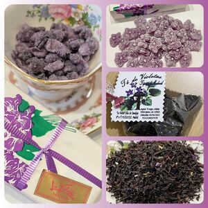 La Violeta すみれの砂糖漬け すみれのキャンディー すみれの紅茶セット 新品未開封品