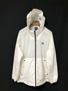 ◆adidas アディダス ライトナイロンジャケット ウインドブレーカー 3XL ビッグロゴ 