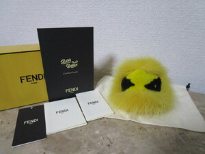 使用僅か 極美品 / 本物・高級 ◆ フェンディ / FENDI ◆ バッグアクセサリー チャーム ◆ バグズ / モンスター / Bee ◆ フォックスファー