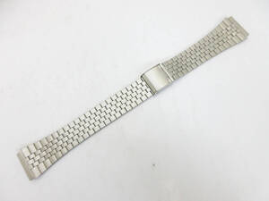 N9671(Q)【腕時計用 ベルト】5連 ブレス★ラグ幅 19mm/最大全長 17.5cm★メンズ ステンレススチール SS★替えベルト/バンド★未使用