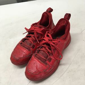 送料込み★adidas アディダス★スニーカー　メンズシューズ★27.5㎝★赤　レッド#60209s151