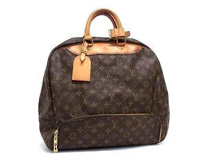 1円 LOUIS VUITTON ルイヴィトン M41443 モノグラム エヴァジオン ボストンバッグ ハンドバッグ トートバッグ ブラウン系 FB9823