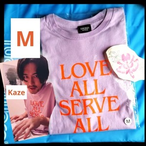 藤井風 パープル Tシャツ M LOVE ALL LASA グッズ パナスタ限定！希少 Fujiikaze