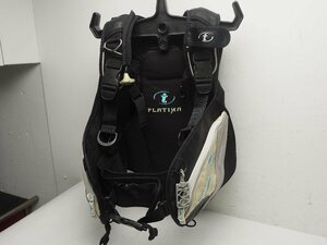 USED TUSA ツサ PLATINA プラチナ BCジャケット サイズ:S ジャンク ジャバラホース無し スキューバダイビング用品 [3F-57156]