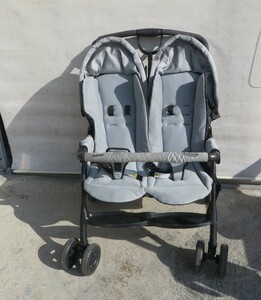 Z-2707■GRACO DUOSPOTS二人乗りベビーカー　横列　　中古　引取可