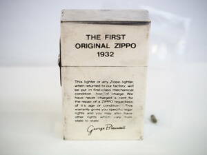 ◆Zippo/ジッポー◆THE FIRST ORIGINAL ZIPPO 1932 REPLICA◆(検索:ライター/コレクション/アンティーク/喫煙具/シルバー) 73959