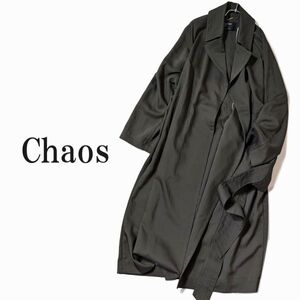 カオス Chaos ロングコート カーキ エクセレントコート ダークグリーン