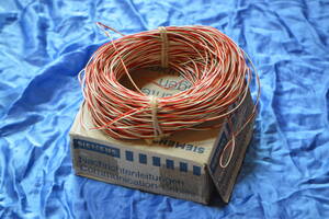 ☆☆劇レア! SIEMENS　２０AWG 　Twin Cable単線　赤白/ｍ・2000円☆☆