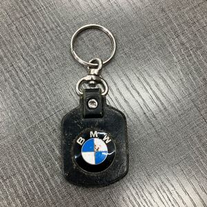 BMW純正 BMWキーホルダー レザーキーホルダー 本革 黒 ブラック 55