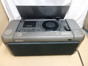 !☆SONY D-2010 CD NEW STEREO 日本製 ソニー CD ラジカセ FM AM ラジオ 電通あり 音でました