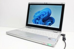 1円スタート ノートパソコン Windows11 2in1PC Panasonic レッツノート CF-RZ6 Windows10 第7世代 Core i5 SSD128GB メモリ8GB