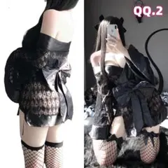 期間限定割引QQ.2 セクシー小悪魔花魁浴衣コスプレ衣装フルセット和装ランq45