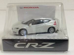 ホンダ CR-Z ZF1/2 2010年式~ LED ライト点灯 キーホルダー プルバックカー ミニカー白 新品 非売品 ノベルティ