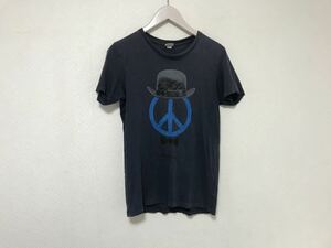 本物ディーゼルDIESELコットンプリント半袖Tシャツビジネススーツアメカジサーフレディースメンズグリーン緑ブルガリア製XL