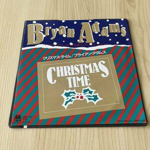 【国内盤7inch】ブライアンアダムス クリスマスタイム レゲエクリスマス BRYAN ADAMS CHRISTMAS TIME / EP レコード / AMP-238 /